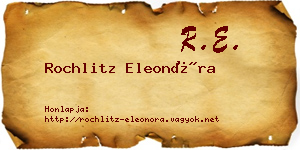 Rochlitz Eleonóra névjegykártya